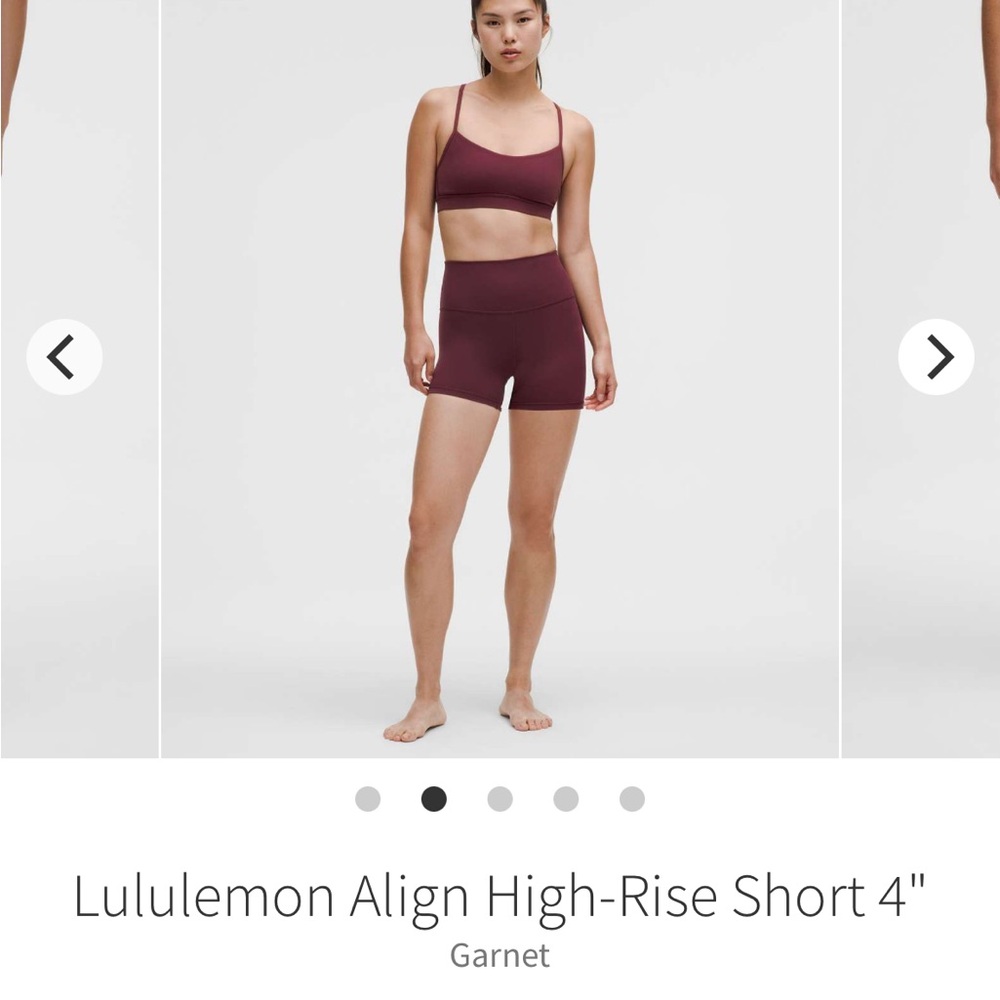 lululemon athletica Black Bike Shorts
